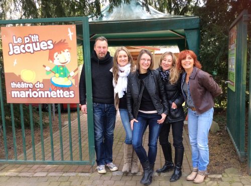 L'équipe du Théâtre de marionnettes Le P'tit Jacques