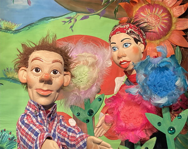 Marionnettes Jacky et Nina - Spectacle le royaume de la Chanterelle